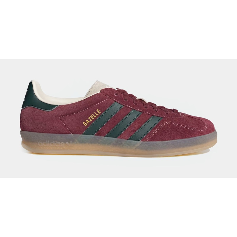 Gazelle Indoor Mens Lifestyle Shoes (Shadow Red/Green/Wonder White)