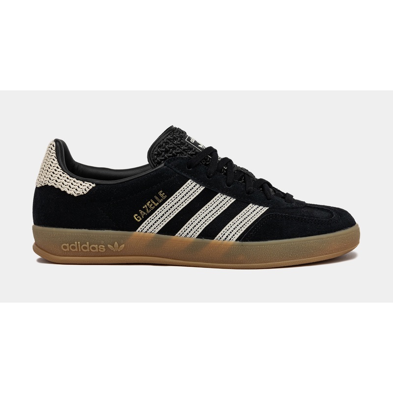 Gazelle Indoor Womens Lifestyle Shoes (Black/Beige/Gum)