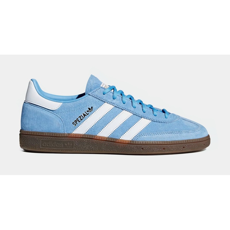 Handball Spezial Mens Lifestyle Shoes (Light Blue/Cloud White/Gum)