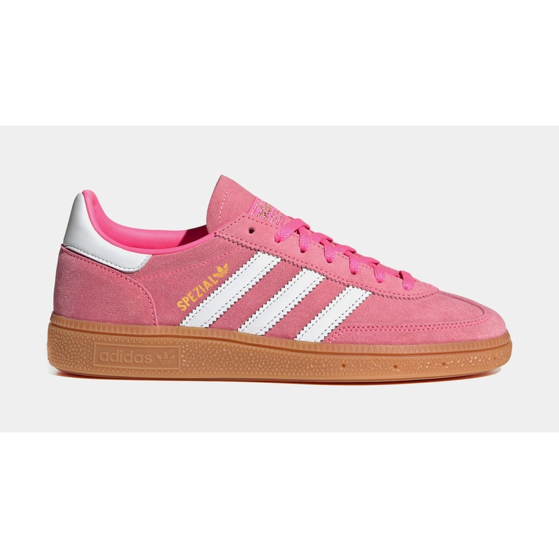 Handball Spezial Womens Lifestyle Shoes (Lucid Pink/White/Gold Metallic)