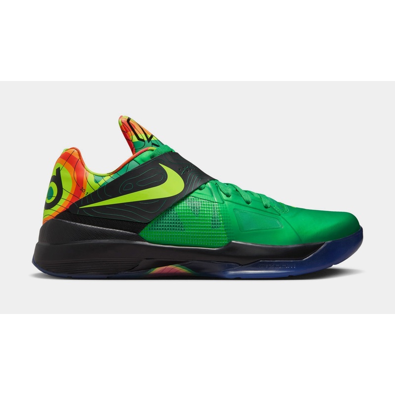 KD IV Weatherman Mens Basketball Shoes (Lush Green/Volt/Black/Team Orange) Free Shipping
