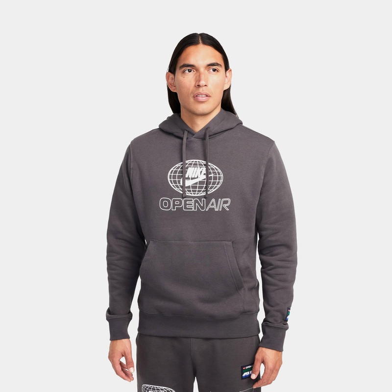 NSW Club Open Air Pullover Mens Hoodie (Grey/Brown)