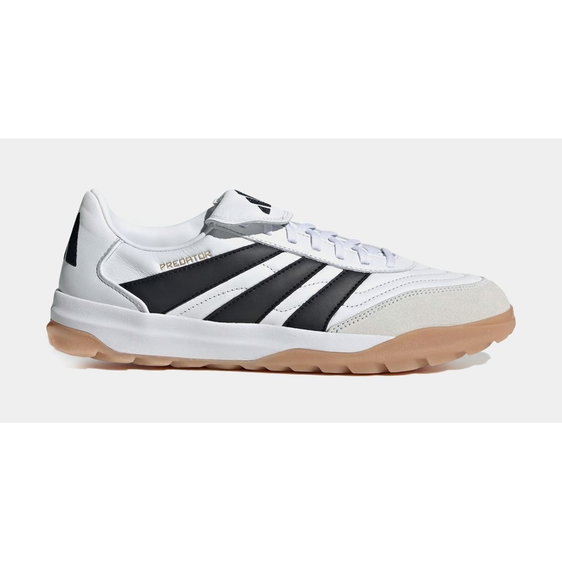 Predator Turf Trainer Mens Lifestyle Shoes (Cloud White/Core Black/Gold Metallic)