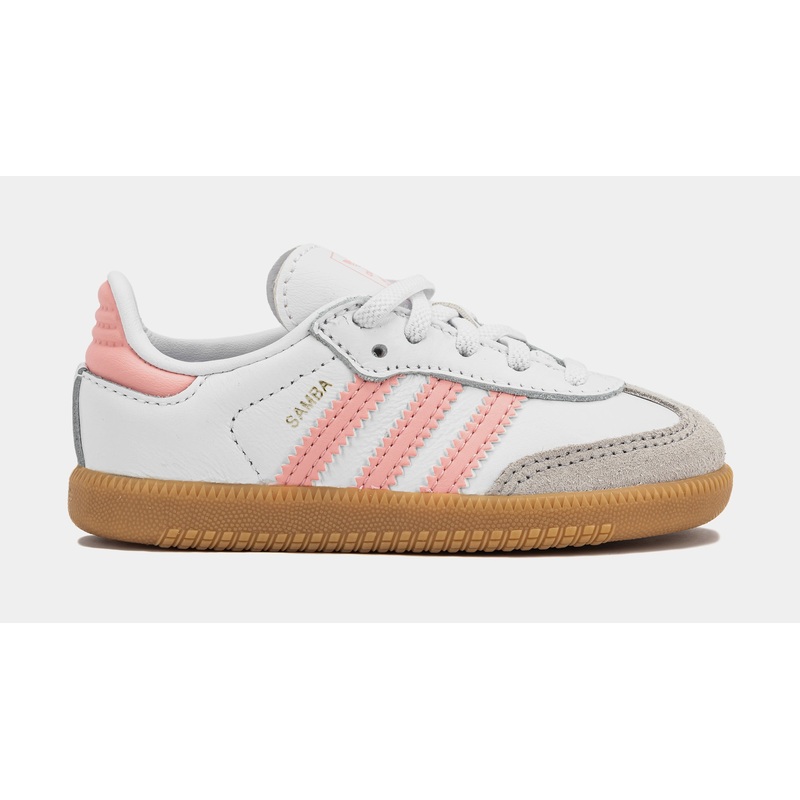 Samba OG Infant Toddler Lifestyle Shoes (White/Coral Pink)