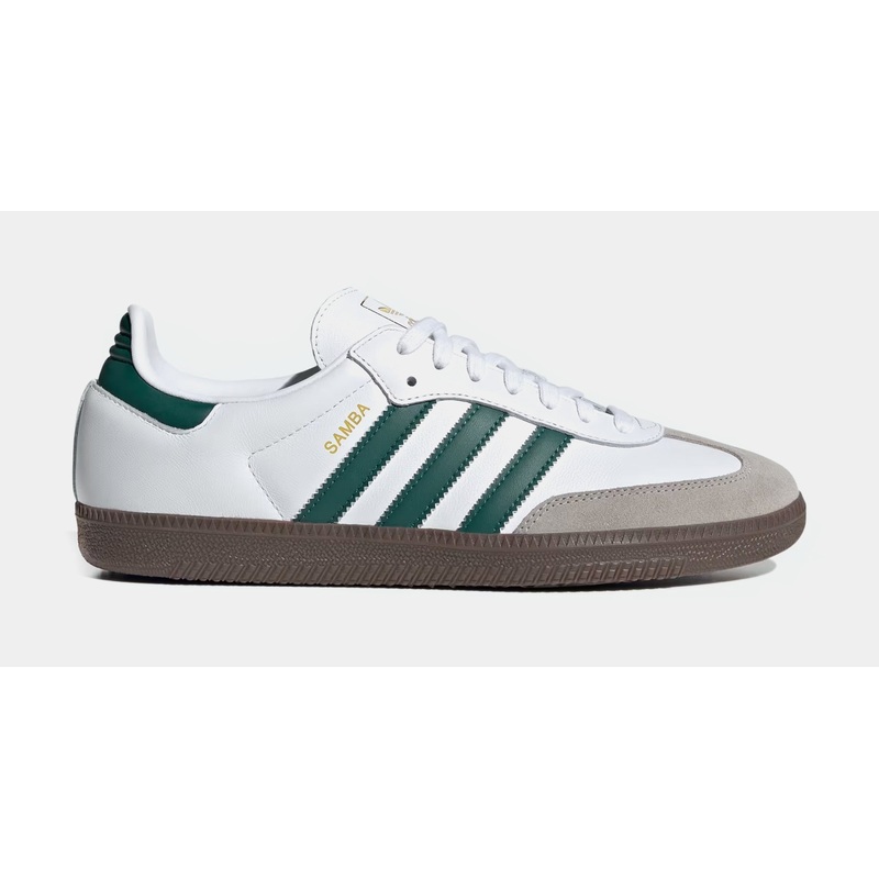 Samba OG Mens Lifestyle Shoes (Cloud White/Collegiate Green/Clear Granite)