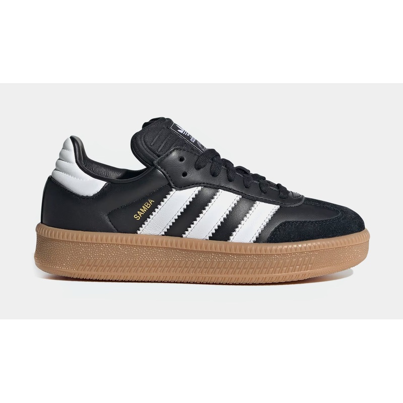 Samba XLG Grade School Lifestyle Shoes (Core Black/Cloud White/Gum)