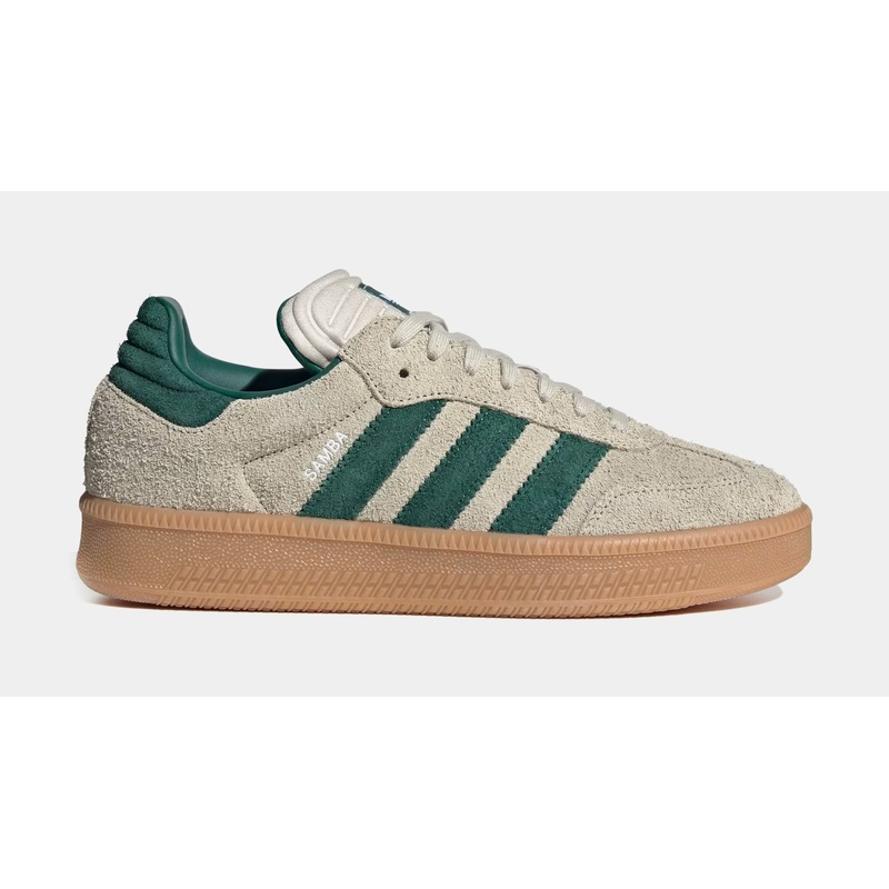 Samba XLG Mens Lifestyle Shoes (Putty Grey/Collegiate Green/Gum)
