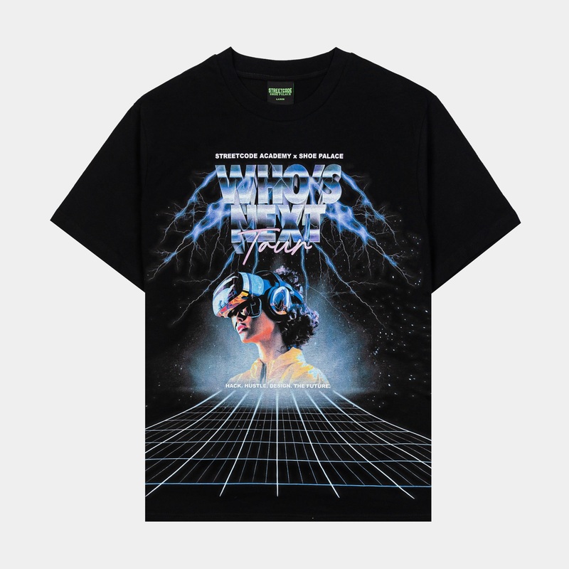 SP x Streetcode Who’s Next Mens Short Sleeve Shirt (Black/Pink)