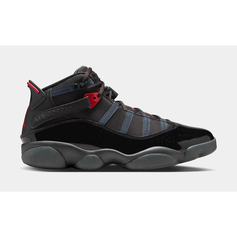 6 Rings Mens Basketball Shoes (Black) Free Shipping