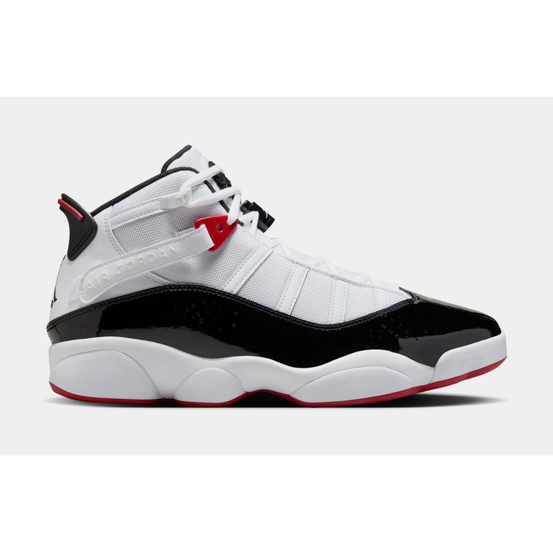 6 Rings Mens Basketball Shoes (White/Varsity Red/Black)