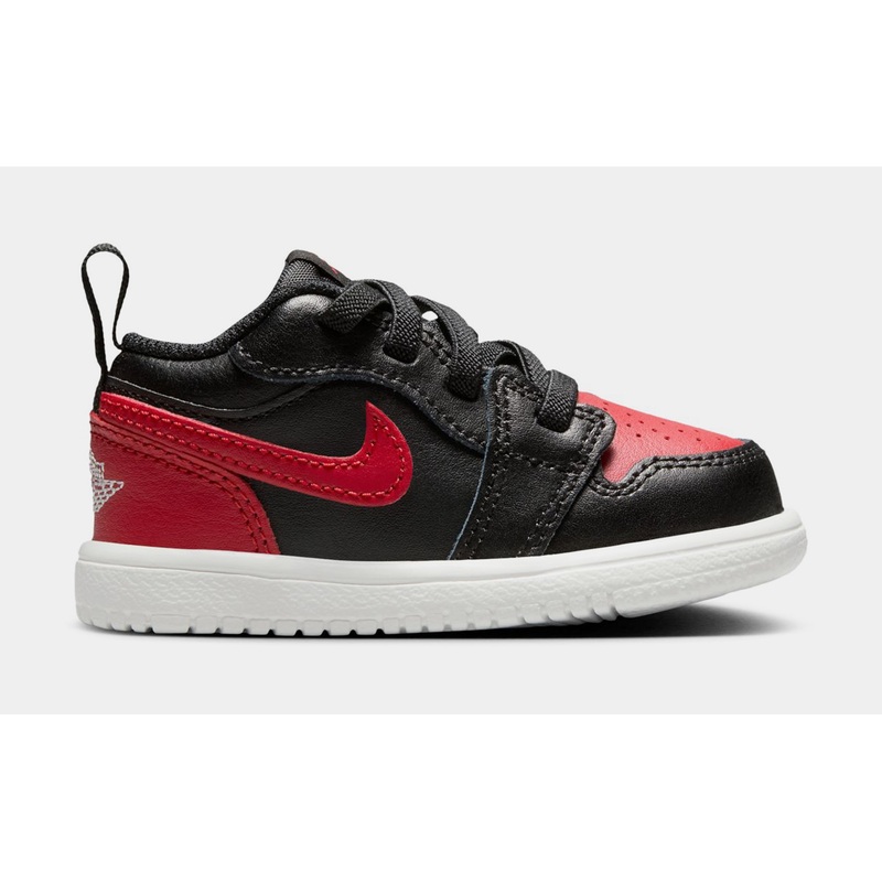 Air Jordan 1 Low Alt Infant Toddler Lifestyle Shoes (Black/Summit White/Varsity Red)