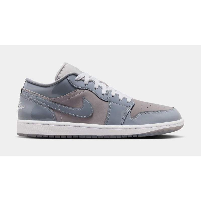 Air Jordan 1 Low Medium Grey Cool Mens Lifestyle Shoes (Medium Grey/White/Cool Grey)