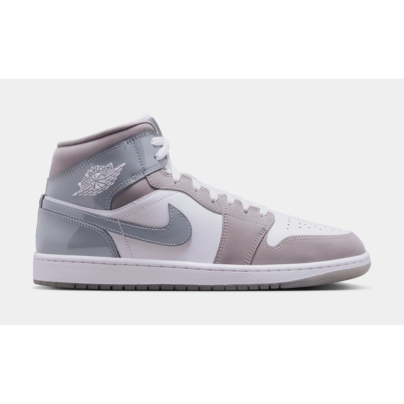 Air Jordan 1 Mid SE Cool Grey Mens Lifestyle Shoes (Cool Grey/Medium Grey)