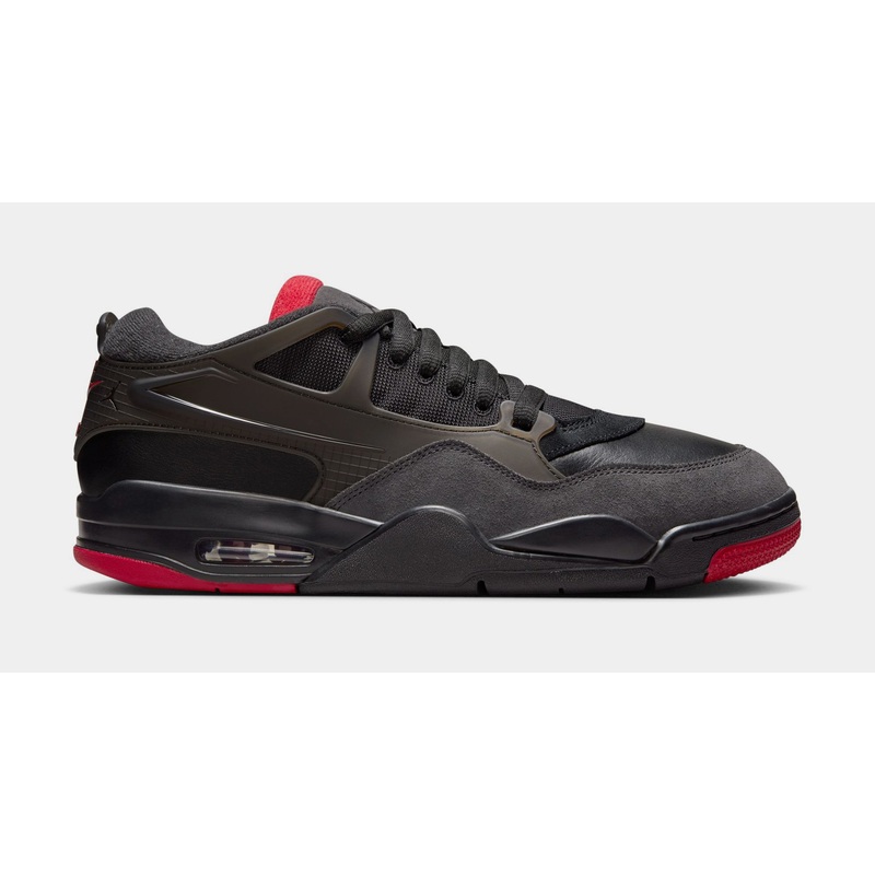Air Jordan 4 RM Bred Mens Lifestyle Shoes (Black/Red)