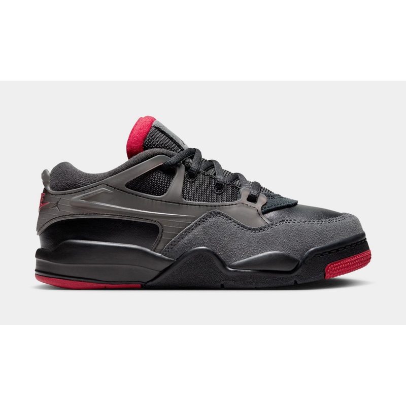 Air Jordan 4 RM Preschool Basketball Shoes (Black/Vasity Red/Anthracite)