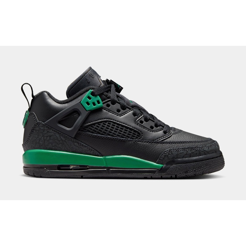 Air Jordan Spizike Low Grade School Basketball Shoes (Black/Pine Green)