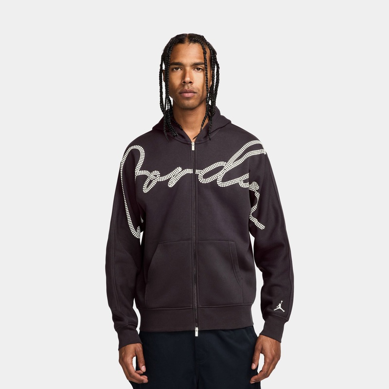 All Star MVP Fleece Full Zip Mens Hoodie (Off Noir/Sail)