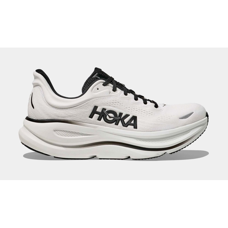 Bondi 9 Mens Running Shoes (White/Black)