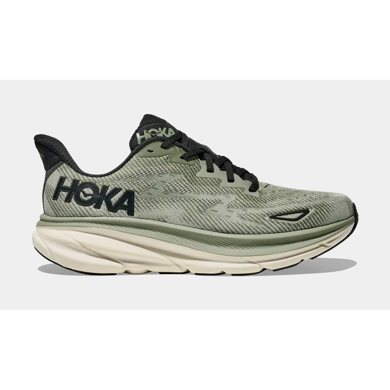 Clifton 9 Mens Running Shoes (Sea Moss/Forest Lichen)