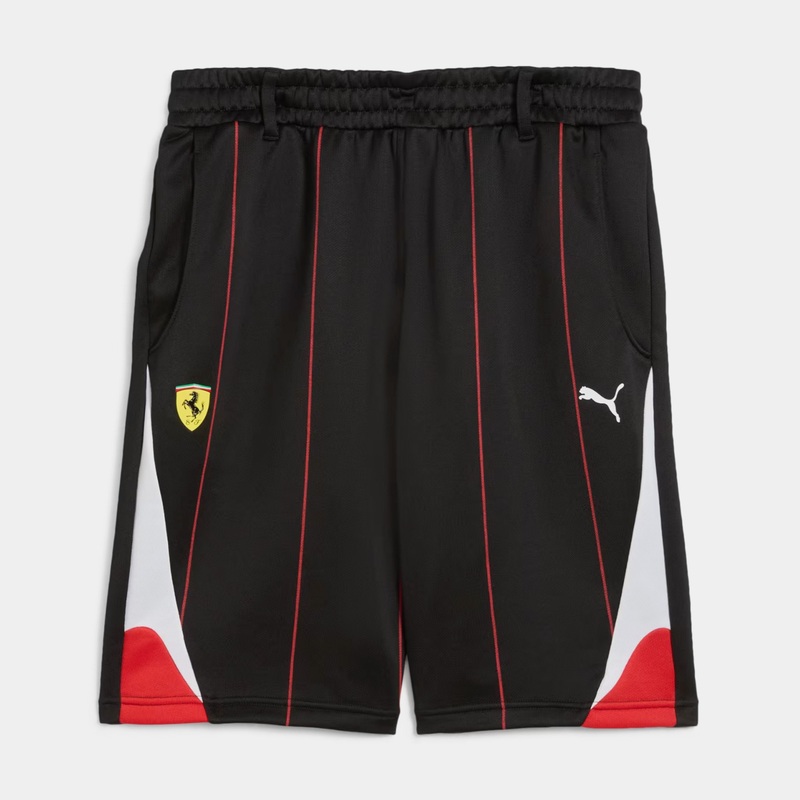 Ferrari Race Mens Shorts (Black/White)