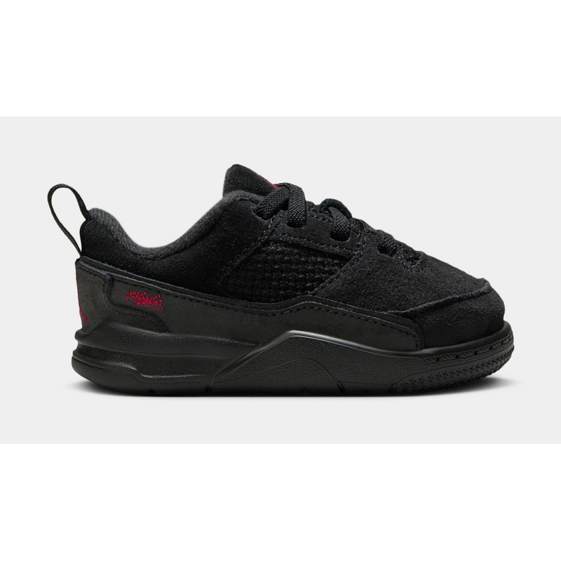 Flight Court Infant Toddler Lifestyle Shoes (Black/Varsity Red/Gum/Medium Brown)