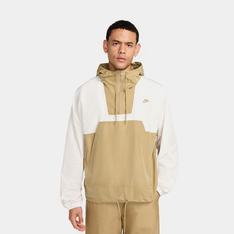NSW Club Marina Anorak Mens Jacket (Sail/Beige)
