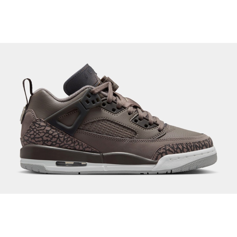 Spizike Low Grade School Basketball Shoes (Cave Stone/Medium Ash)