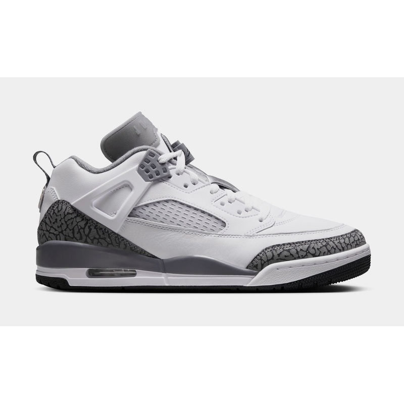 Spizike Low Grey Mens Lifestyle Shoes (White/Grey/Black)