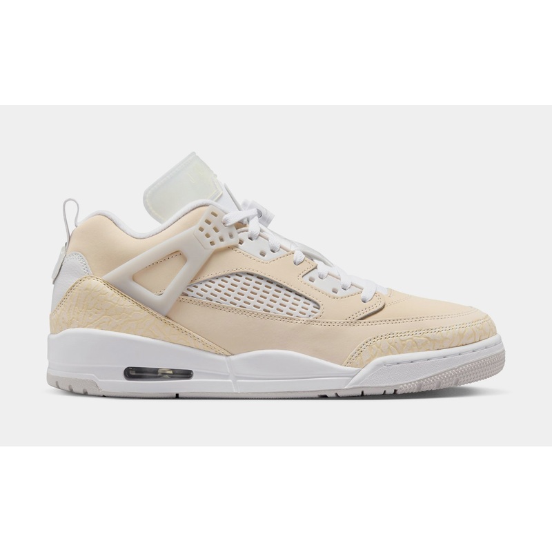 Spizike Low Mens Basketball Shoes (Sand Drift/White/White/Vast Grey)