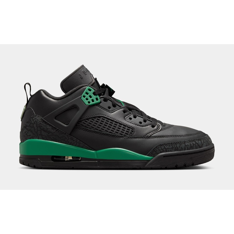 Spizike Low Mens Lifestyle Shoes (Black/Anthracite/Pine Green)