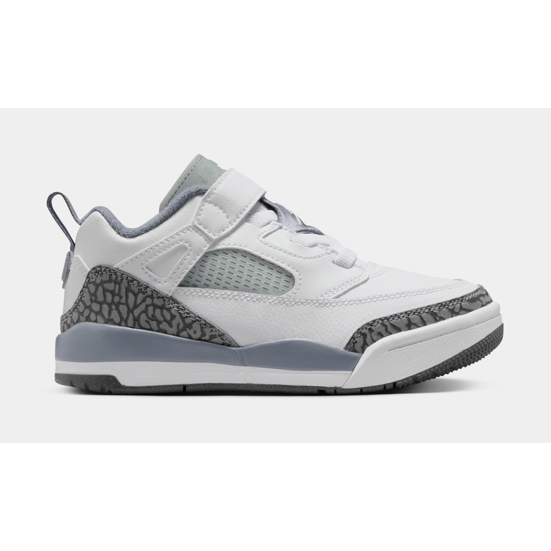 Spizike Low Preschool Lifestyle Shoes (White/Anthracite/Wolf Grey/Cool Grey)