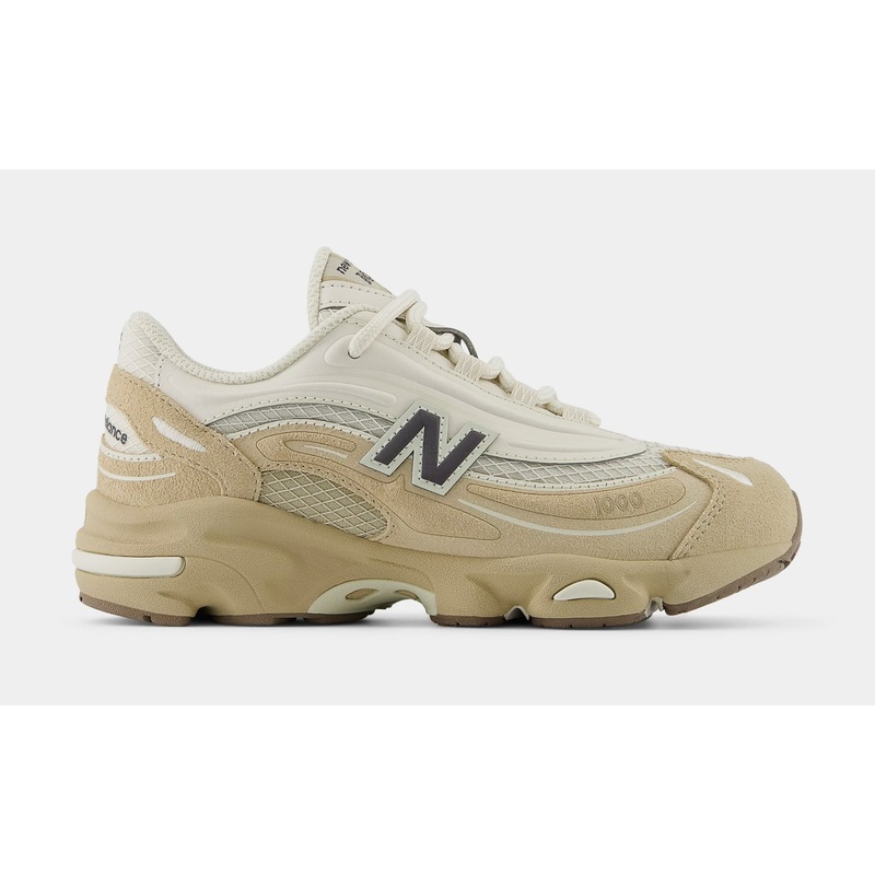 1000 Preschool Running Shoes (Beige/White)