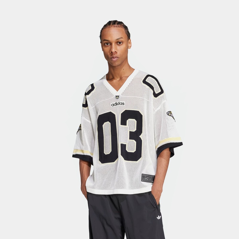 Adilenium Season 3 Knit Football Mens Jersey (White)