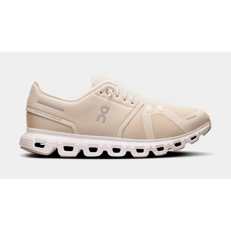 Cloud 6 Womens Running Shoes (Pearl/White/White)