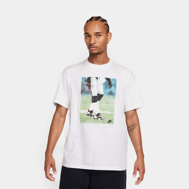 Deion Max90 Football Mens Short Sleeve Shirt (White)