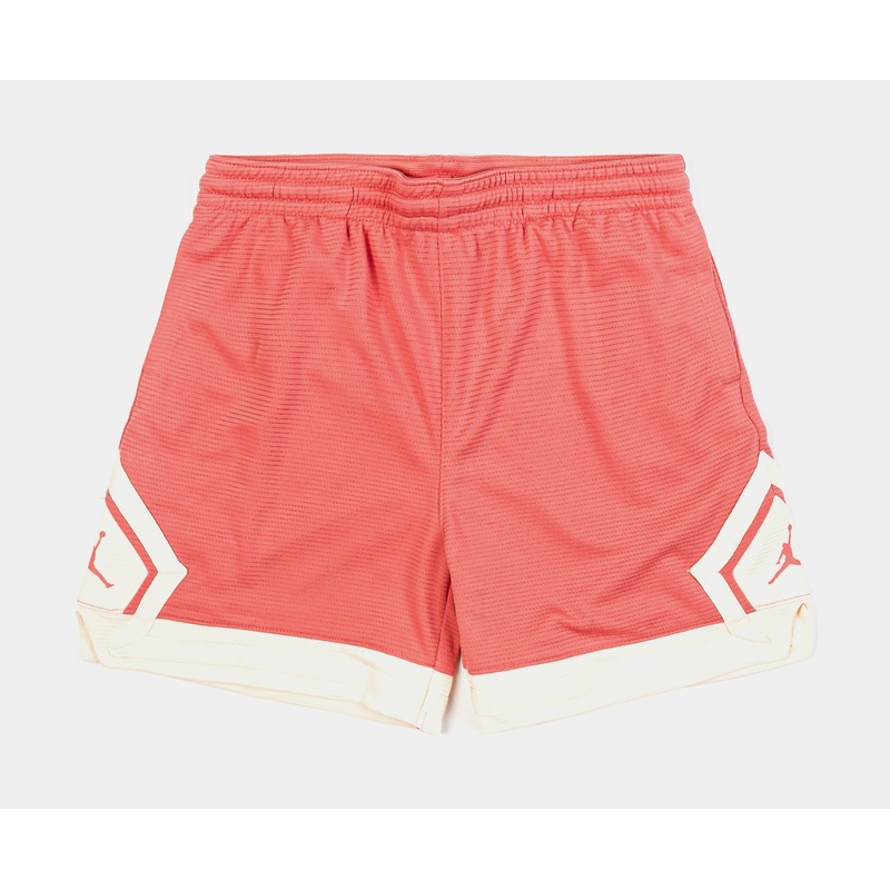 Dri Fit Diamond Shorts Grade School Shorts (Pink/White/Coral Pink)