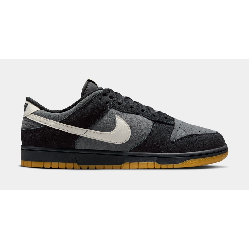 Dunk Low Mens Lifestyle Shoes (Black/Grey/Gum)