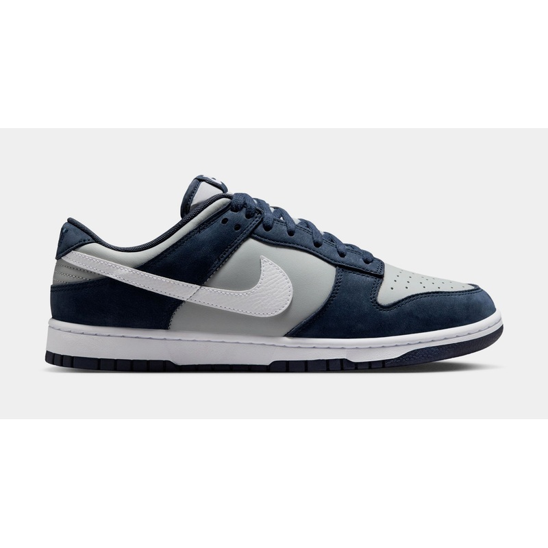Dunk Low Mens Lifestyle Shoes (Obsidian/White/Light Smoke Grey) Free Shipping