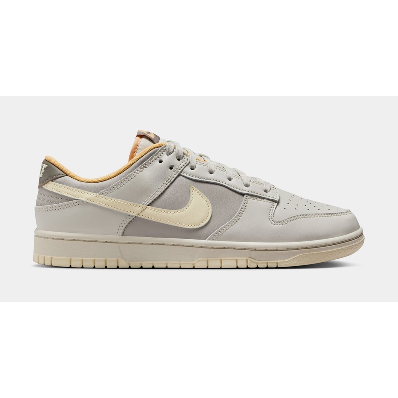 Dunk Low Retro Mens Basketball Shoes (Light Bone/Coconut Milk/College Grey) Free Shipping