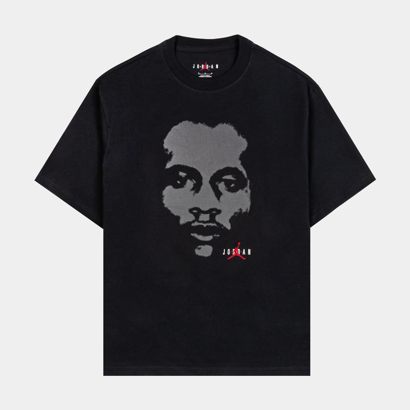 Gel Reflective 1985 Mens Short Sleeve Shirt (Noir/Gym Red)