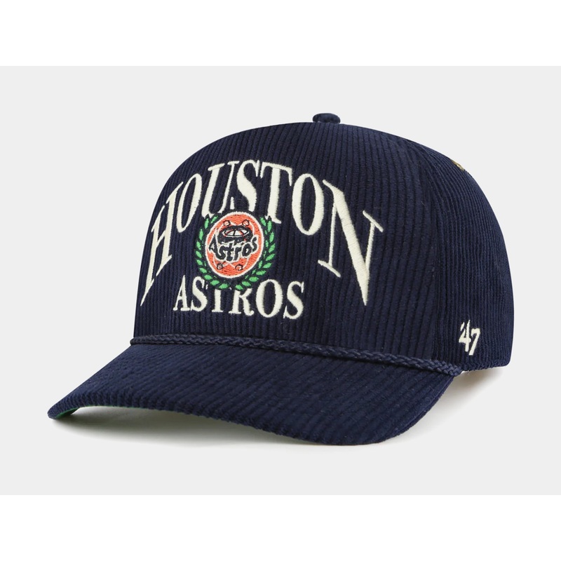 Houston Astros Pitchout Snapback Mens Hat (Navy/White)