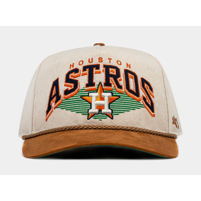 Houston Astros Pomona Wool ’47 Hitch Snapback Mens Hat (Beige/Tan)