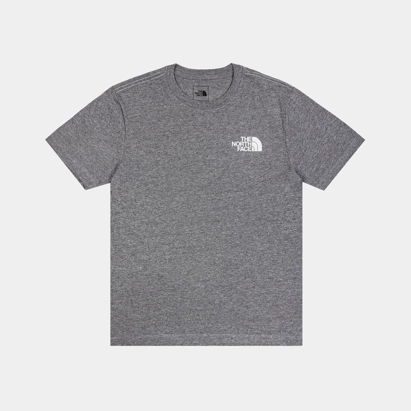 Lunar Snake Graphic Mens Short Sleeve Shirt (Grey/White)