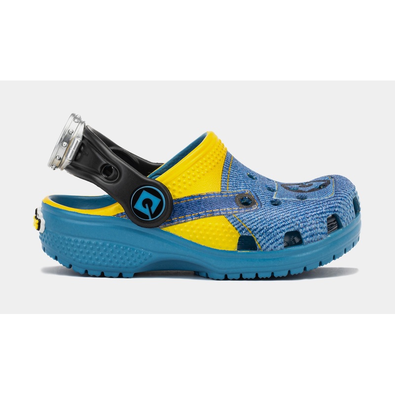 Minions Classic Clog Infant Toddler Sandals (Yellow/Blue) Free Shipping