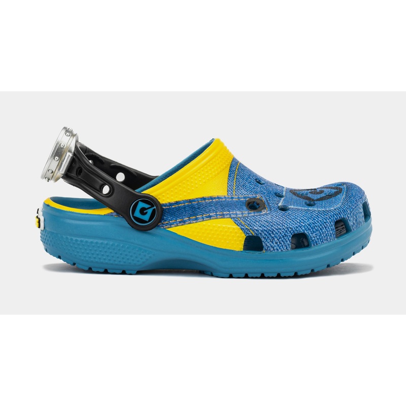Minions Classic Clog Preschool/Grade School Sandals (Yellow/Blue) Free Shipping