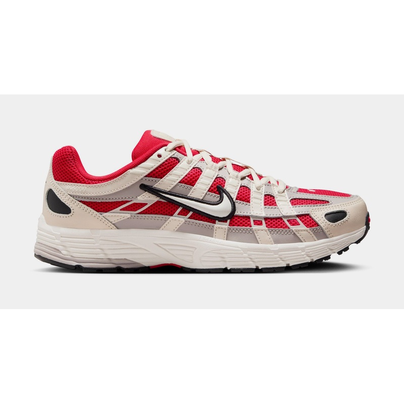 P-6000 Womens Running Shoes (University Red/Soft Pearl/Black)