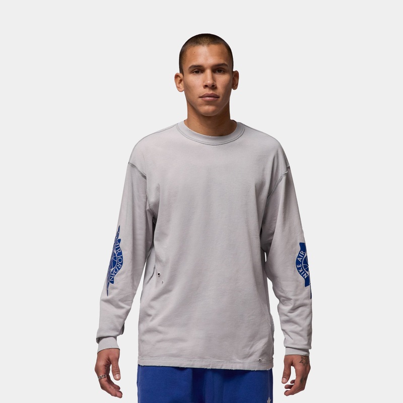 Rare Air 85 Mens Long Sleeve Shirt (Grey/Navy)