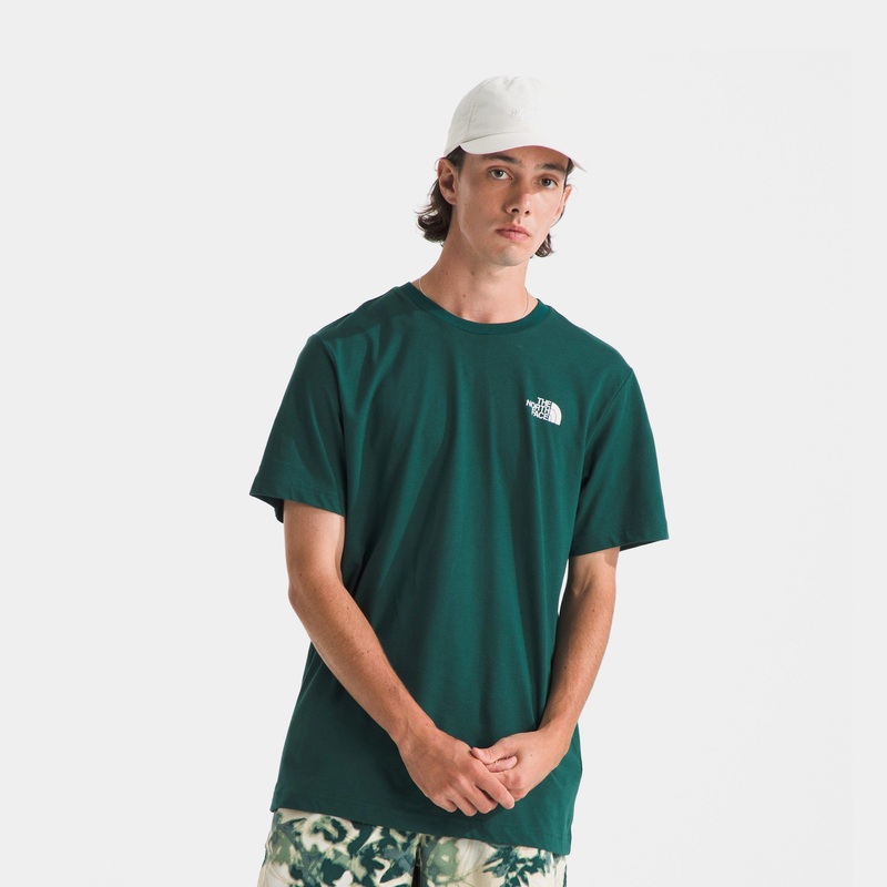 Redbox Celebration Mens Short Sleeve Shirt (Green/White)