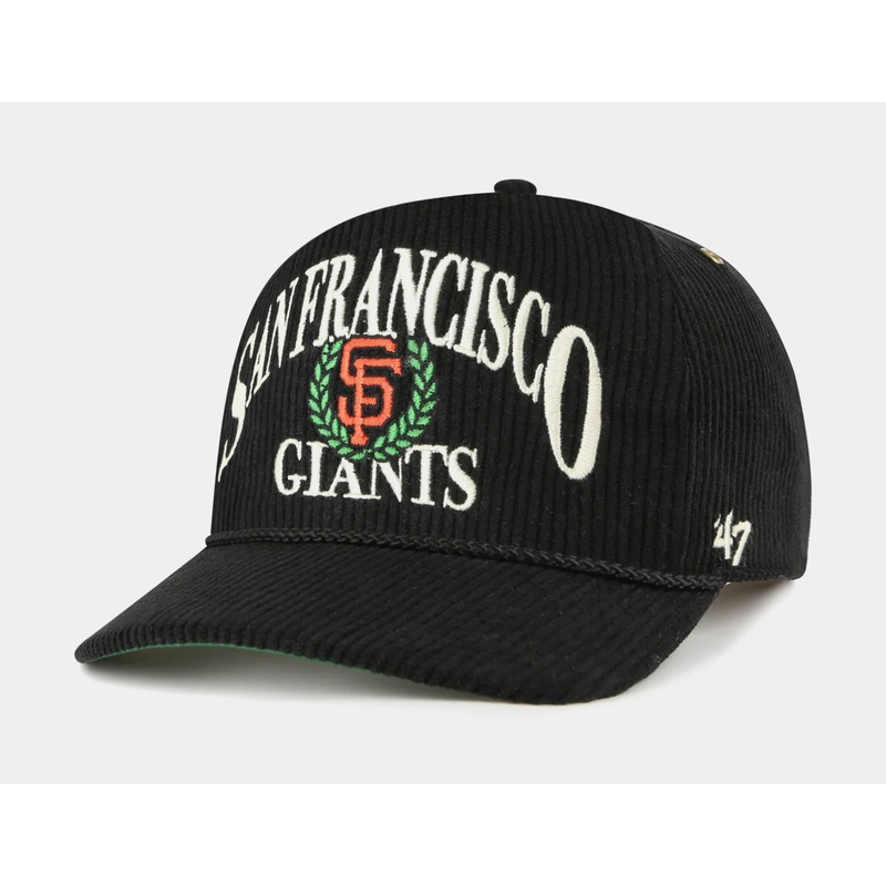 San Francisco Giants Pitchout Snapback Mens Hat (Black/White)
