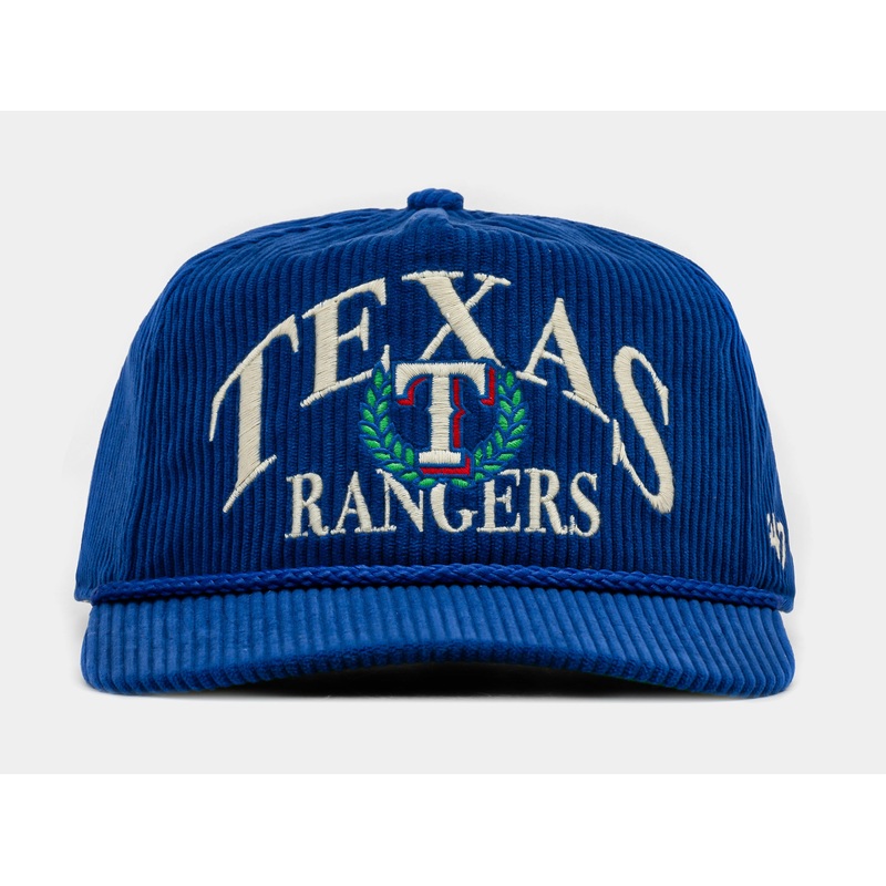 Texas Rangers Pitchout Snapback Mens Hat (Blue/White)